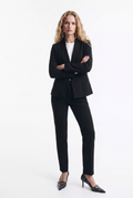Blazer de Mujer Elegante con Botón Joya