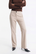 Pantalón de Tela Sophisticated con Bolsillos