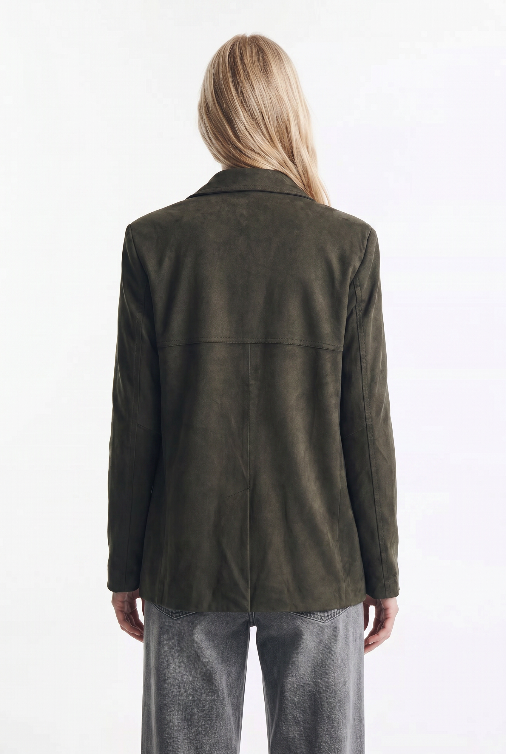 Blazer de Gamuza Premium con Forro