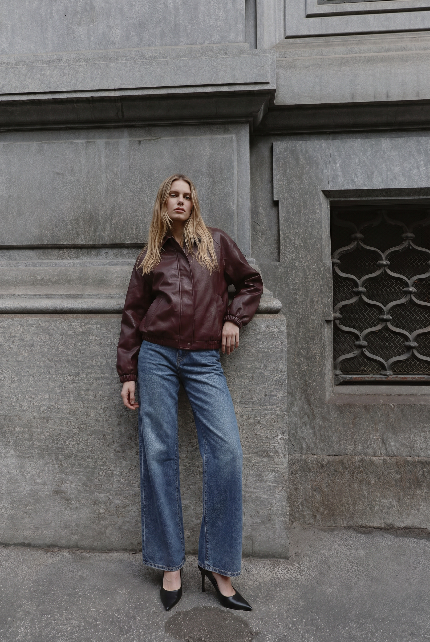 Bomber Efecto Ecocuero