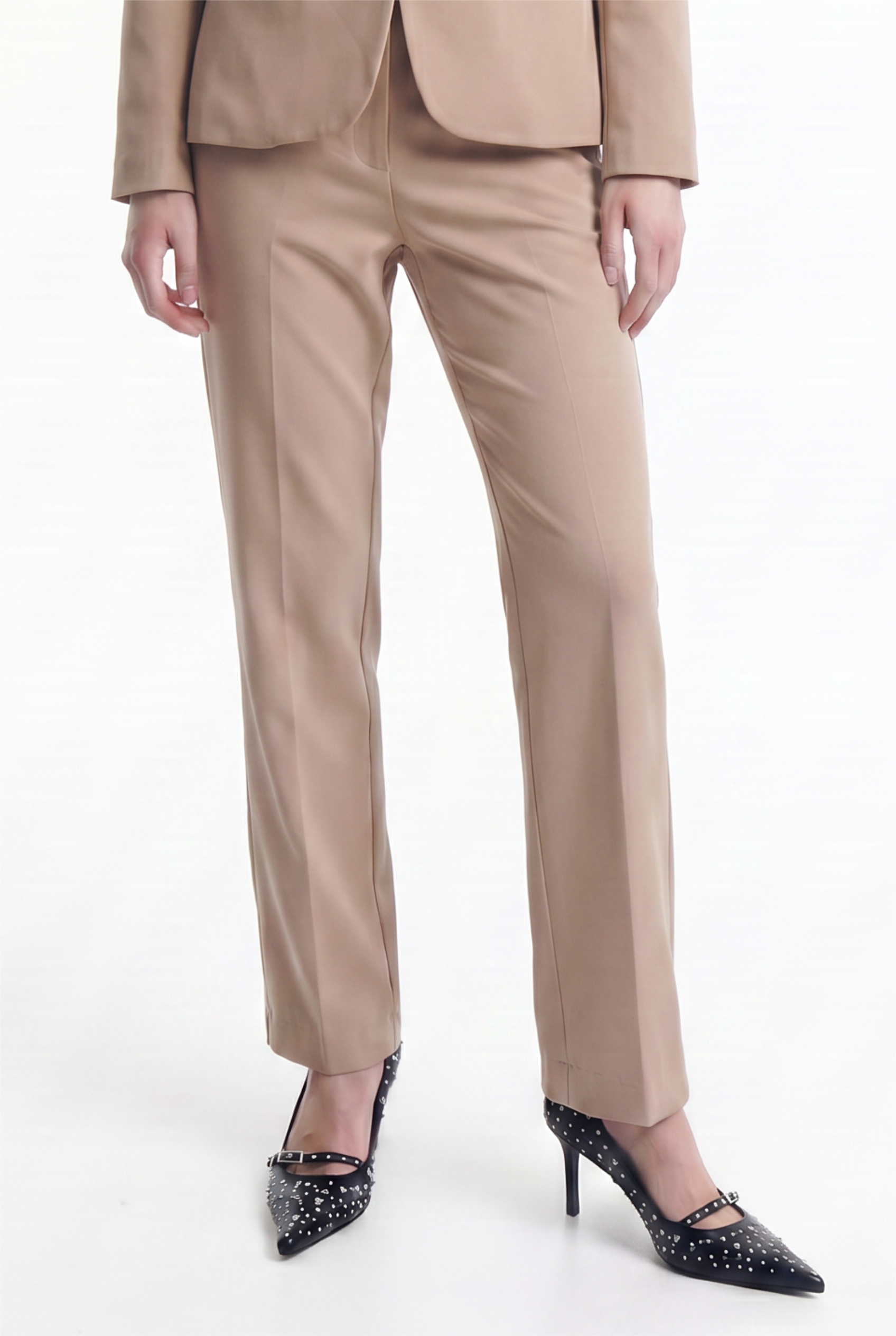 Pantalón de Tela Sophisticated con Bolsillos