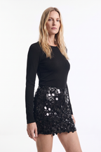 Falda Lentejuelas con Short Interior