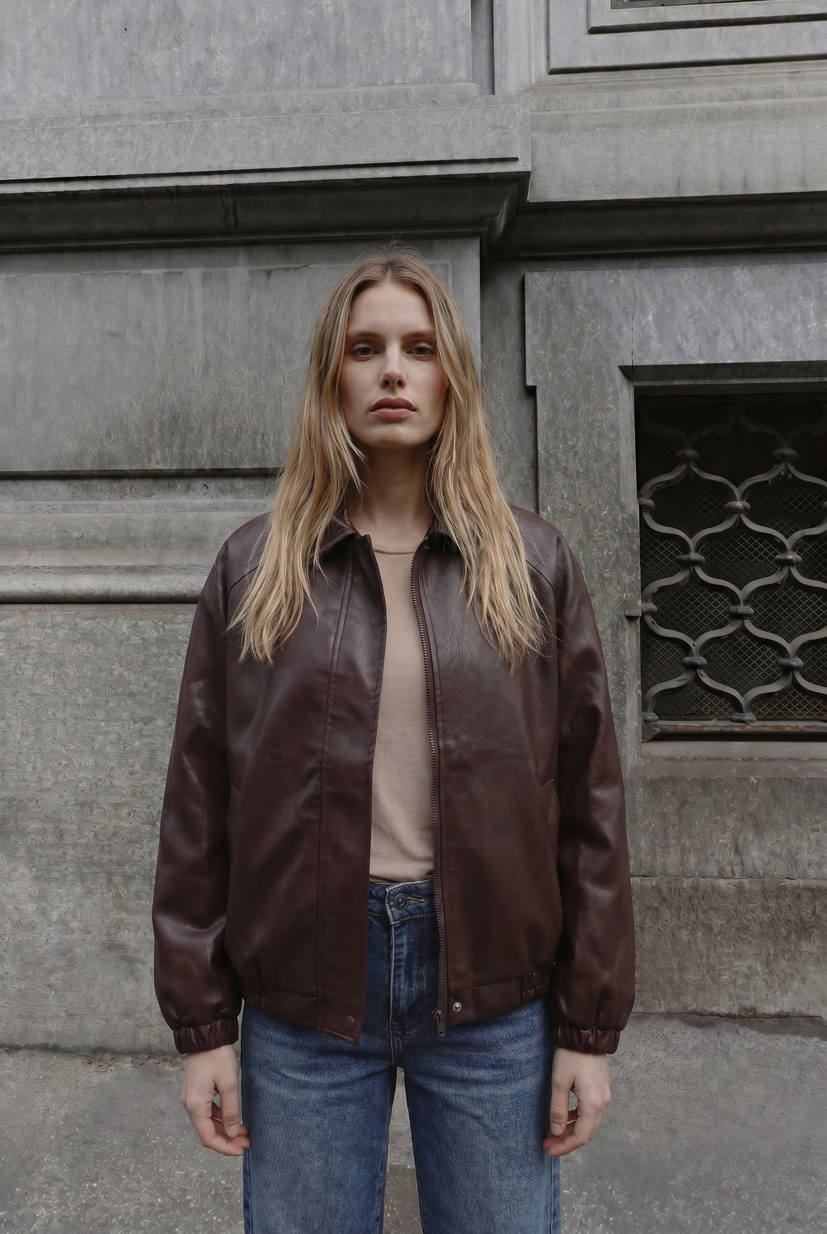 Bomber Efecto Ecocuero