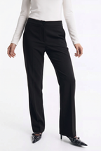 Pantalón de Tela Sophisticated con Bolsillos