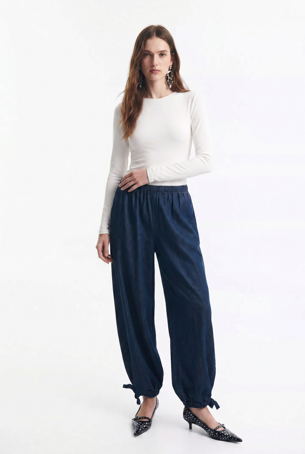 Pantalón Denim Ballon