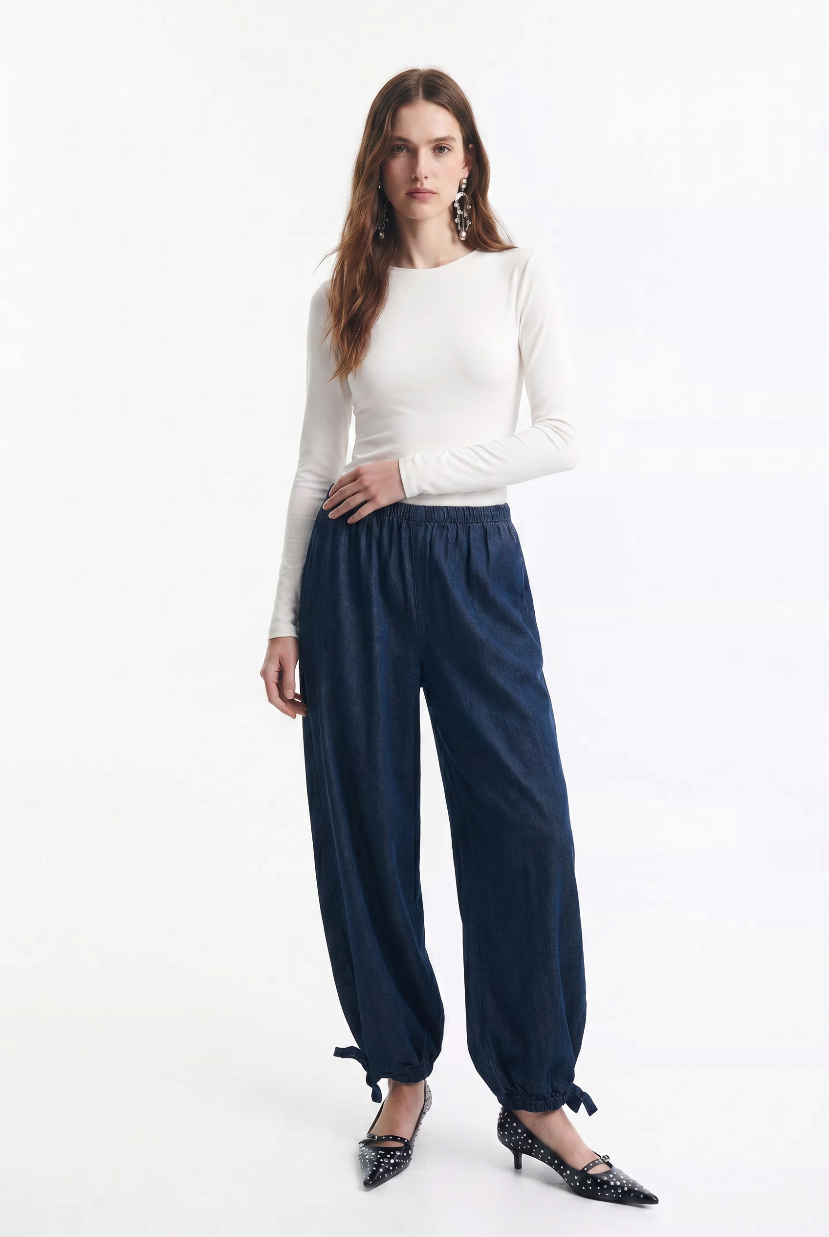 Pantalón Denim Ballon