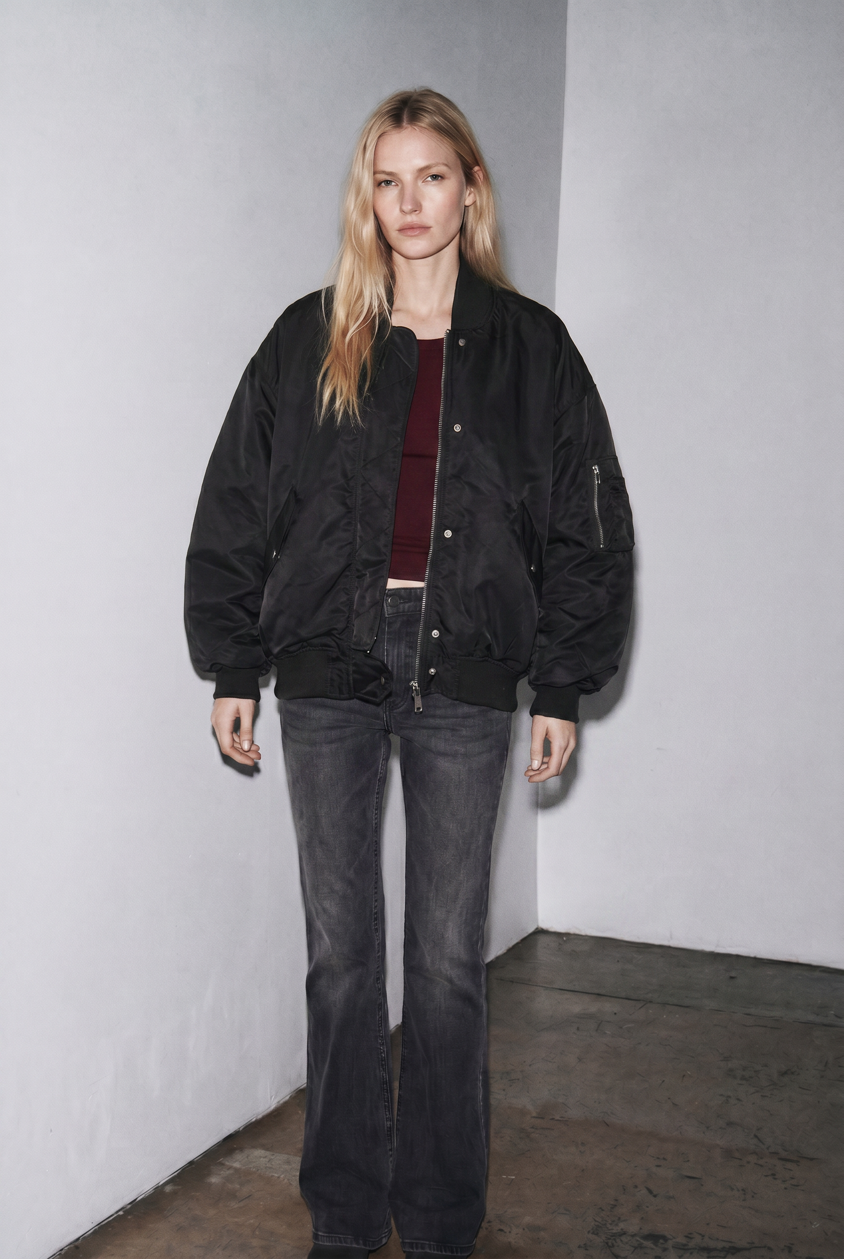 Bomber Oversize Forrada