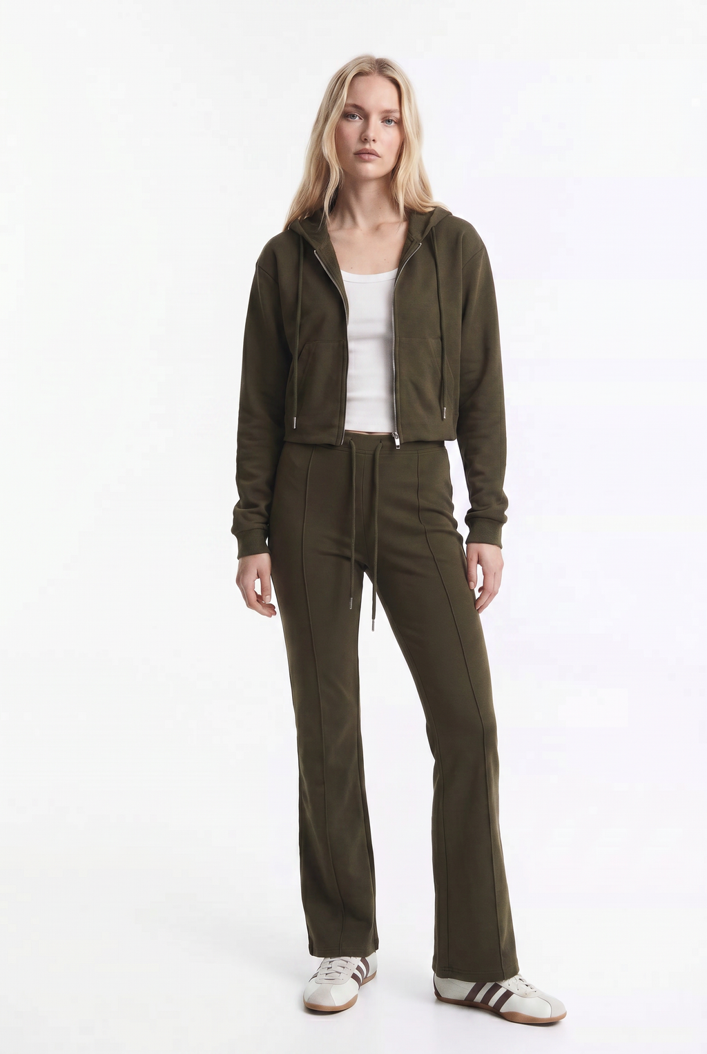 Pantalón Flare Elasticado