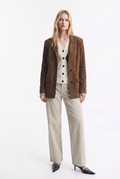 Blazer de Gamuza Premium con Forro