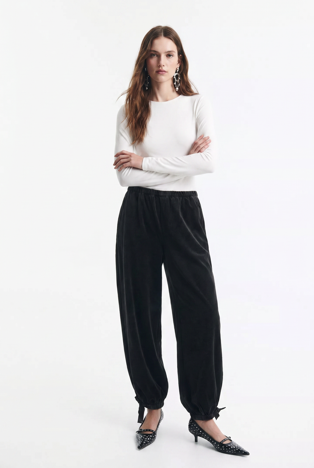 Pantalón Denim Ballon