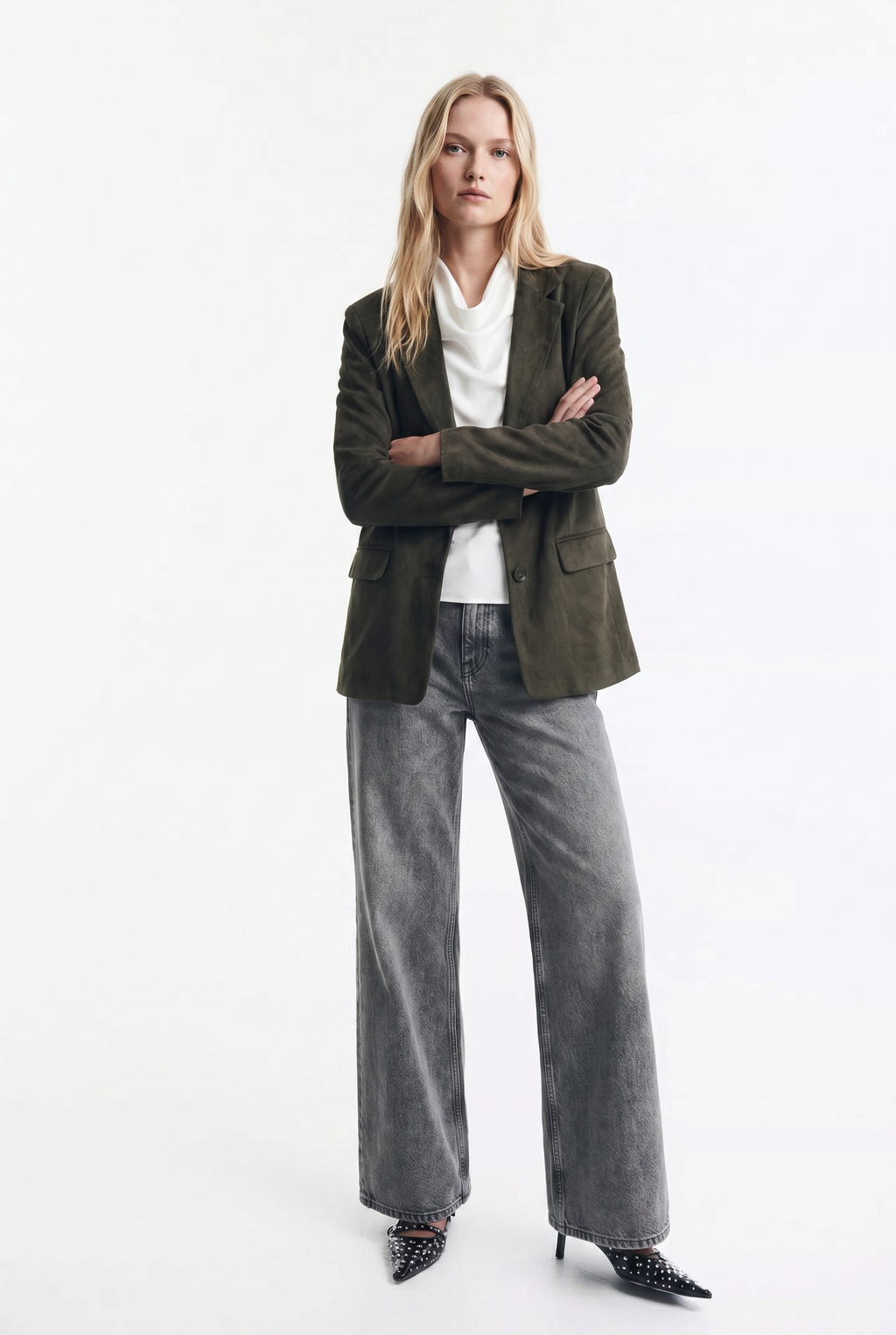 Blazer de Gamuza Premium con Forro
