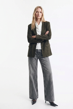 Blazer de Gamuza Premium con Forro