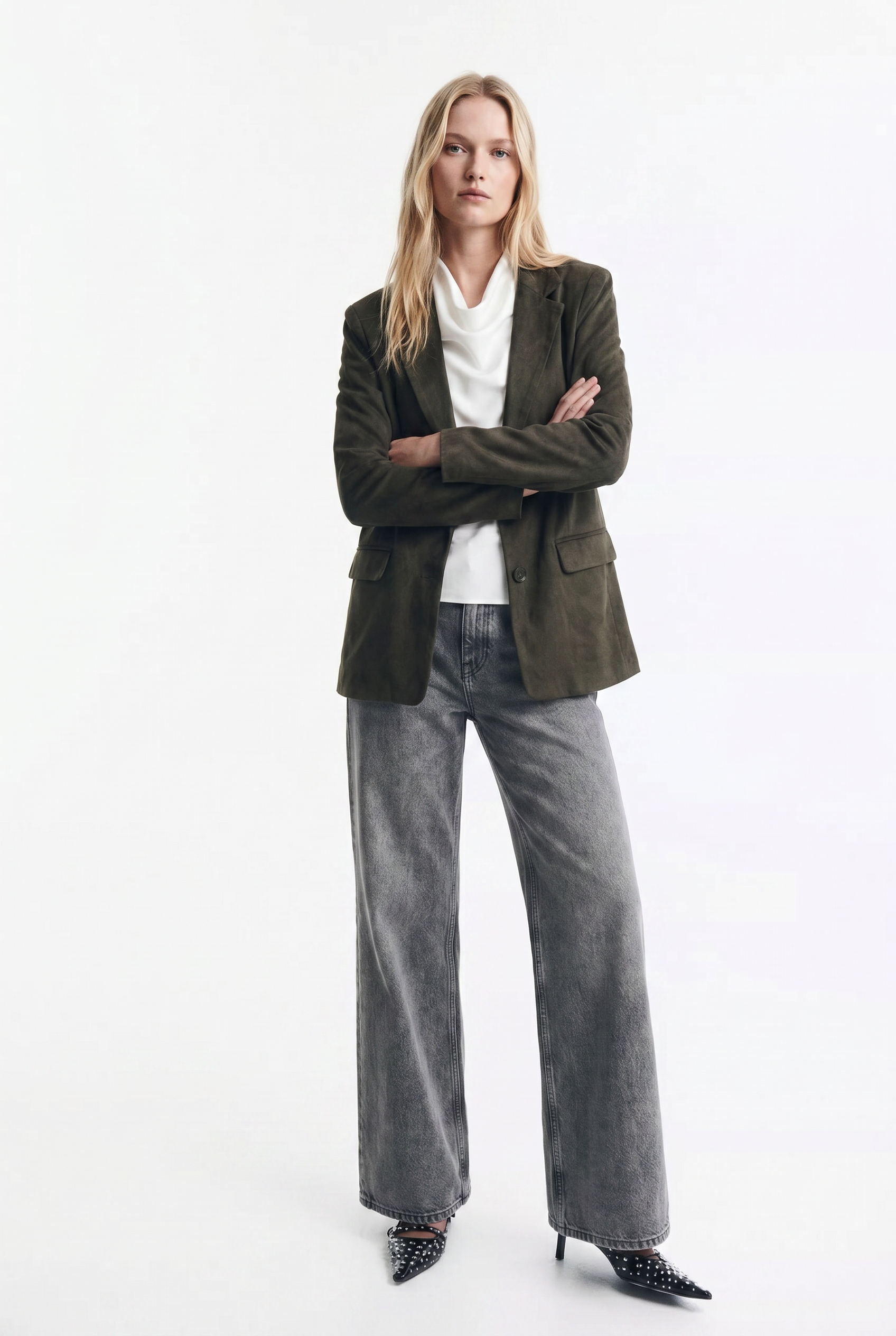 Blazer de Gamuza Premium con Forro