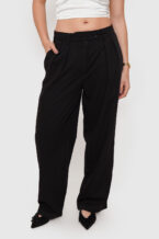 Pantalón Sastrero Pinzas - Negro, M