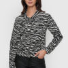Chaqueta Animal Print Elasticado