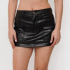 Falda Short Ecocuero