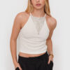 Top Collar Cristal Elegante