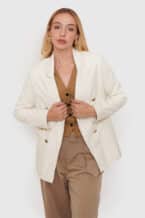 Blazer Eco Cuero Forrado - Blanco, M