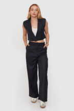 Conjunto Sastre Cropped a Rayas - M