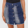 Falda Denim Botones