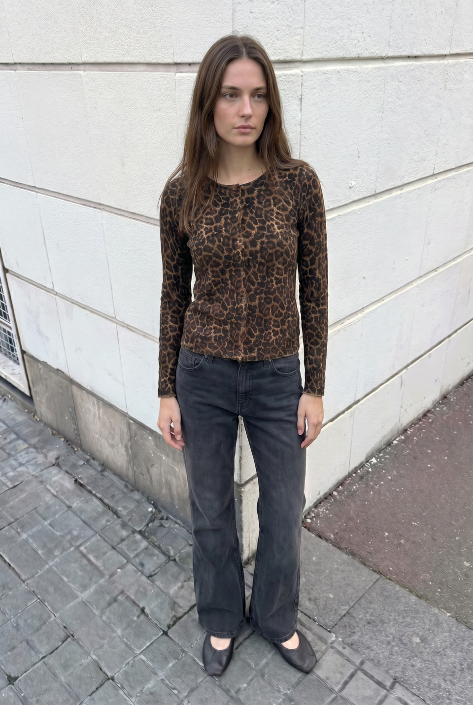 Sweater Animal Print Spandex