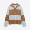 Sweater Rayado Estilo Relajado